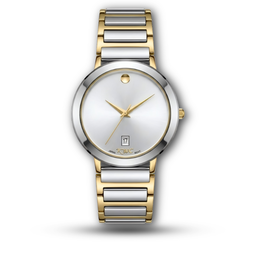 KWC 88025 – Two-Tone Museum Dial Minimalist Watch