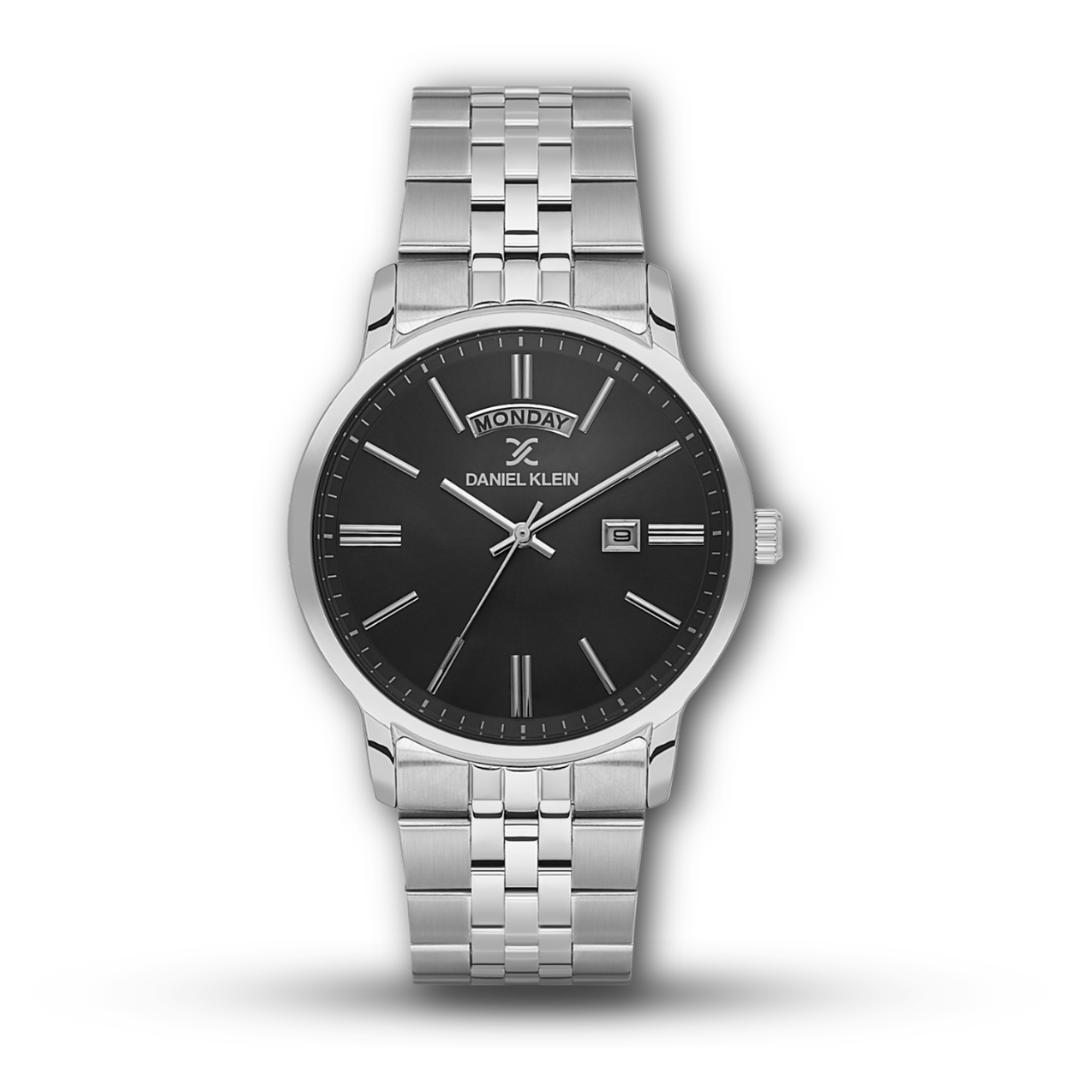 Daniel Klein DK6.14203 Men’s Stainless Steel Day-Date Quartz Watch