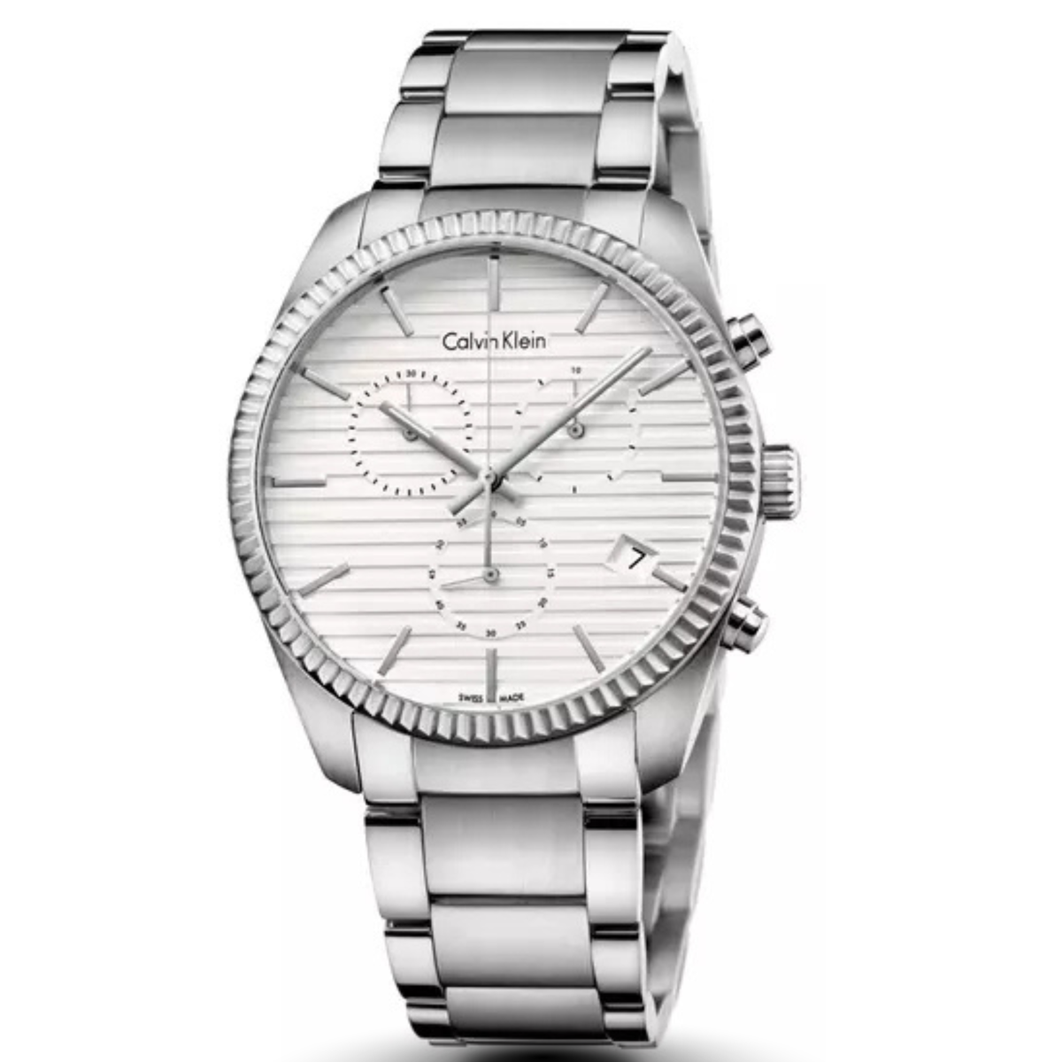 Calvin Klein Alliance K5R37146 Silver Dial Chronograph Men's Watch