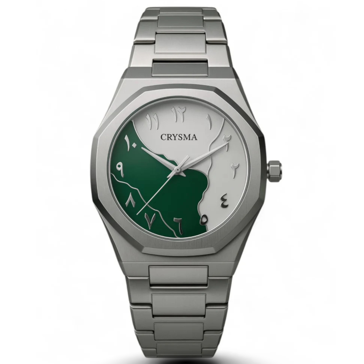 Crysma Axen CRL812 Green White Dial Watch