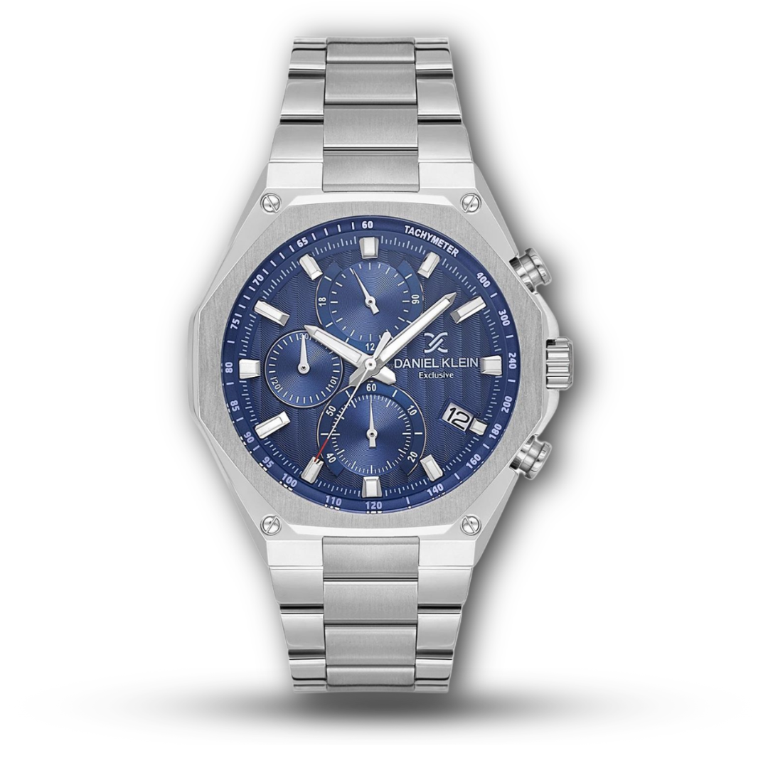 Daniel Klein DK.1.14257-2 Exclusive – Octagonal Blue Chronograph
