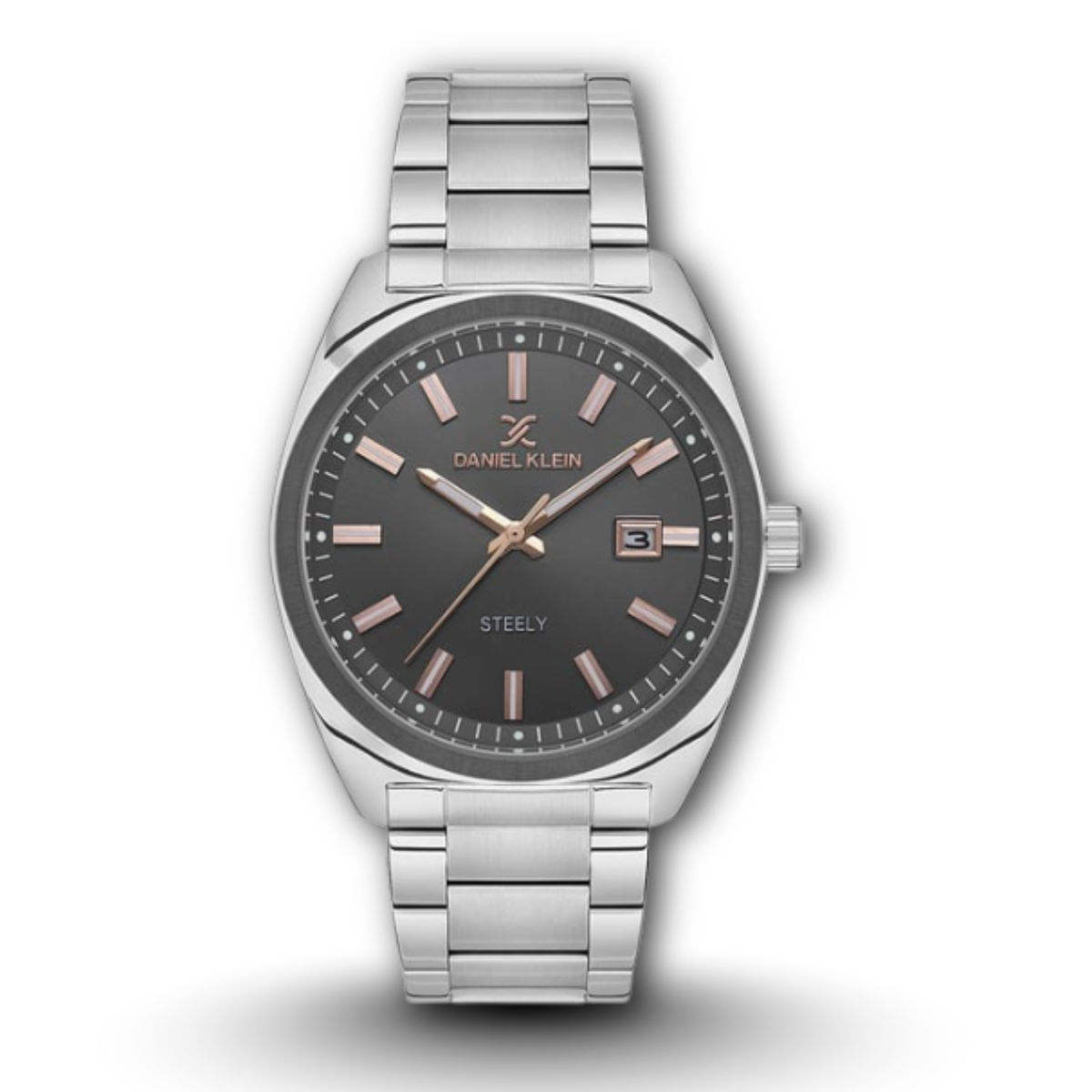 Daniel Klein DK.1.13701-5 Grey Dial Quartz Stainless Steel Men's Watch