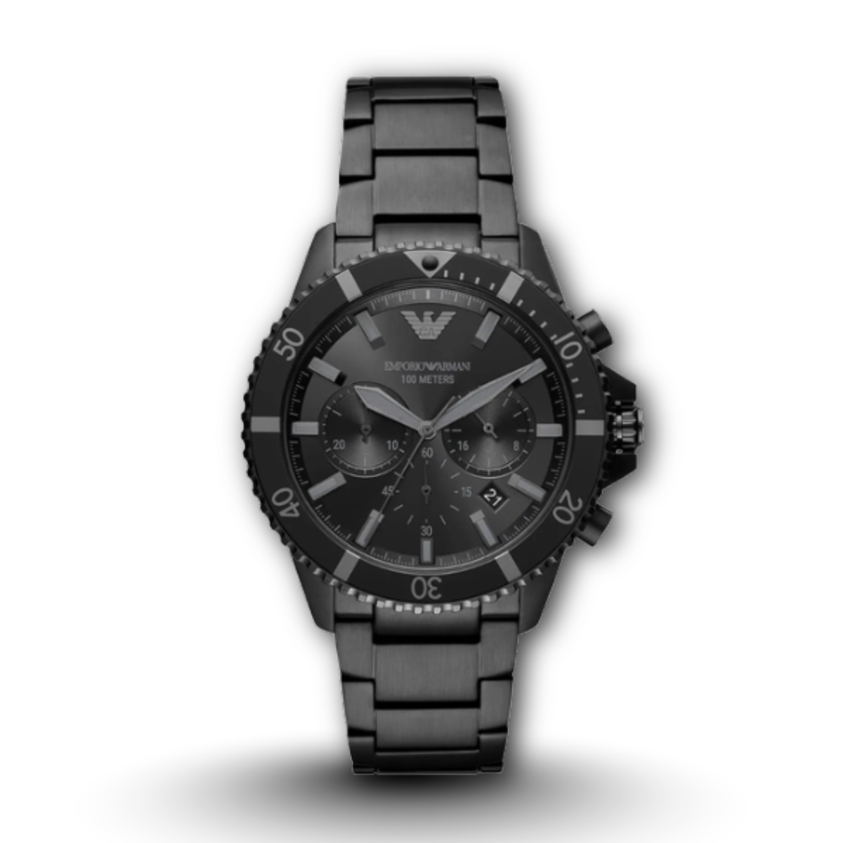 Emporio Armani AR11363 Diver Black Chronograph Men's Watch