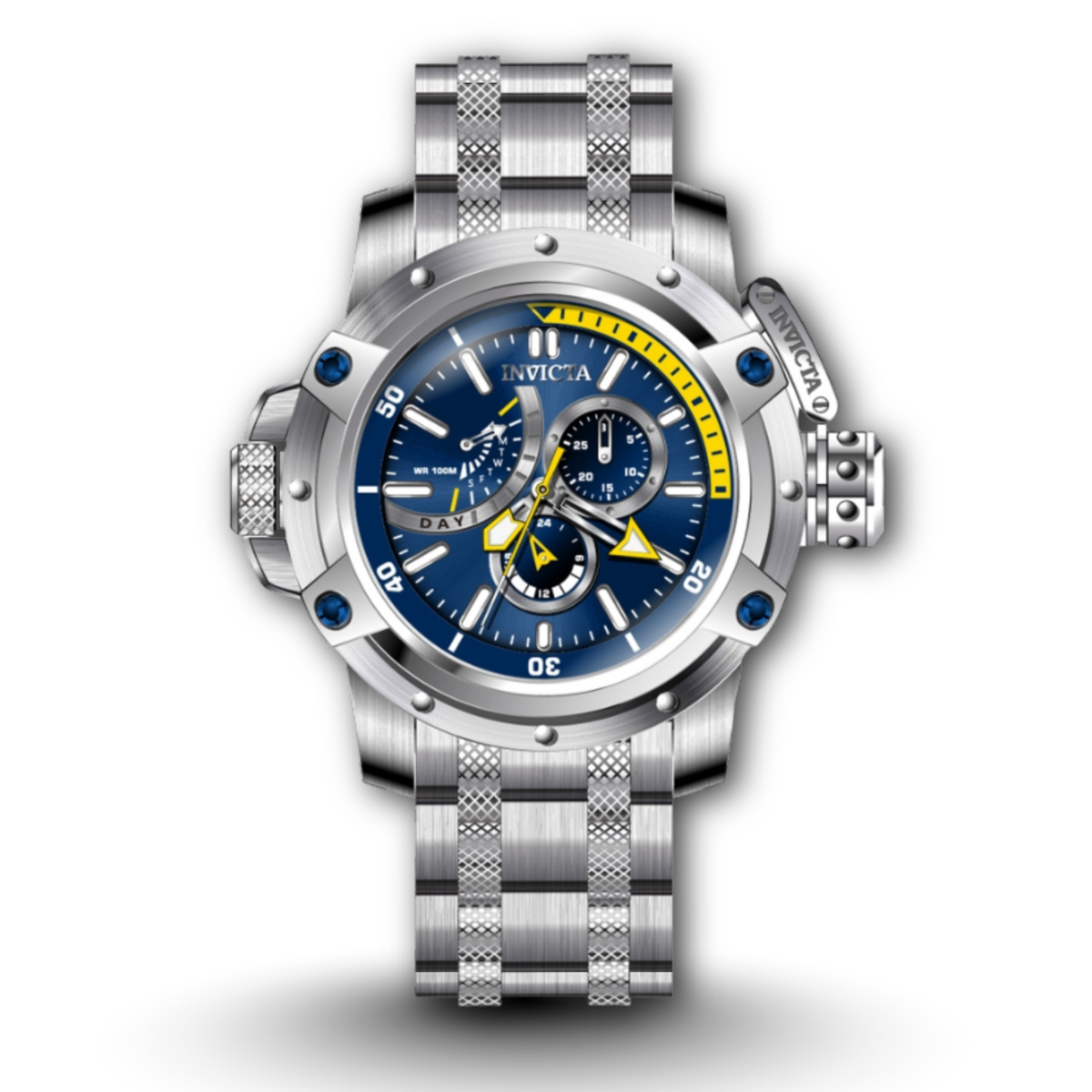 Invicta Coalition Forces 30379 Blue Retrograde Steel Men's Watch
