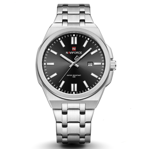 NAVIFORCE 9226 Brand Original Men Watch Stainless Steel Quartz Wristwatch