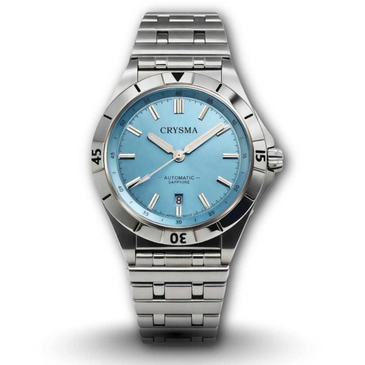 Crysma Eclipse CRL9068 Aqua Dial Automatic Steel Men's Watch