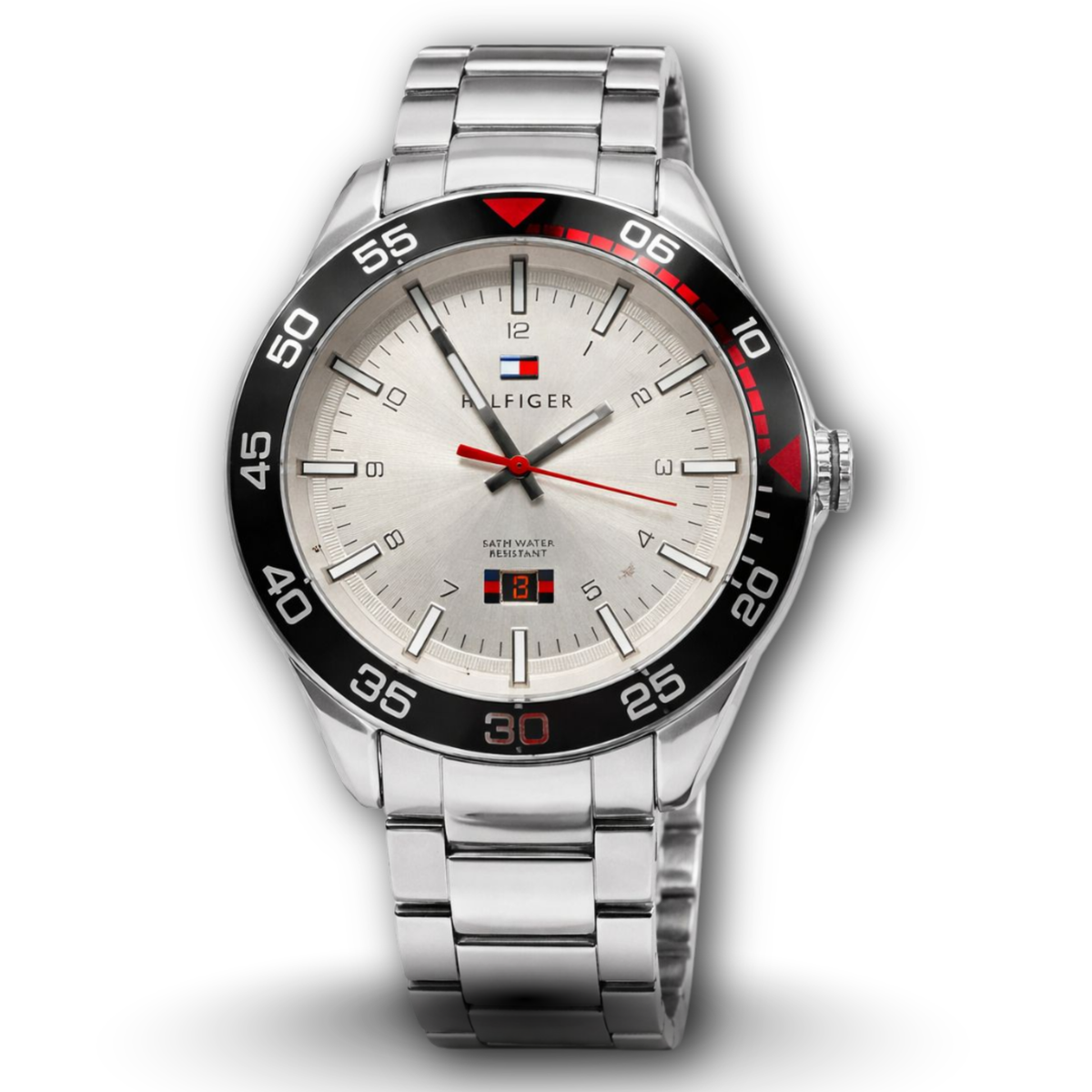 Tommy Hilfiger TH3005 Silver Sunray Dial Sport Steel Men Watch