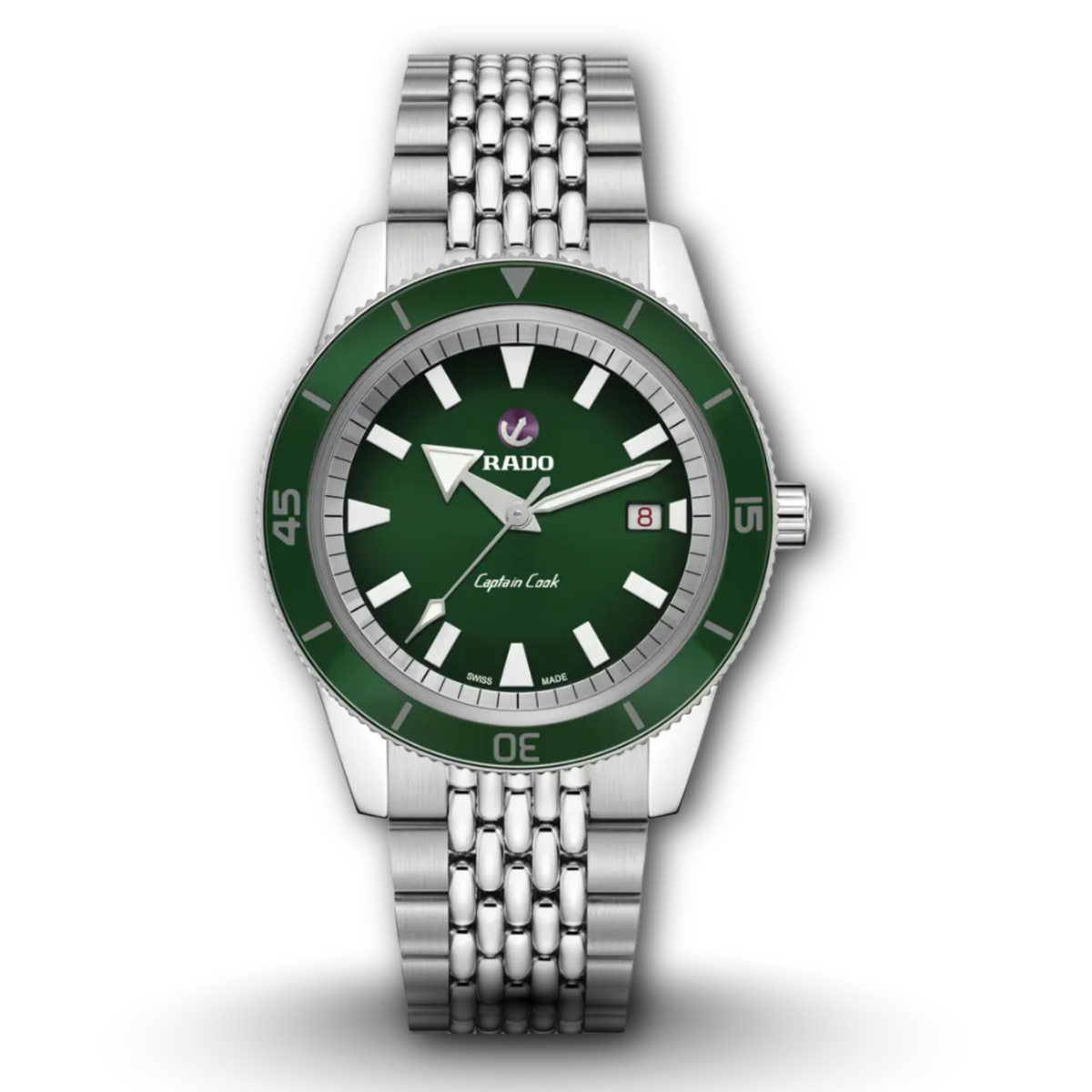 Rado Captain Cook R32505313 Green Dial Automatic Men's Watch