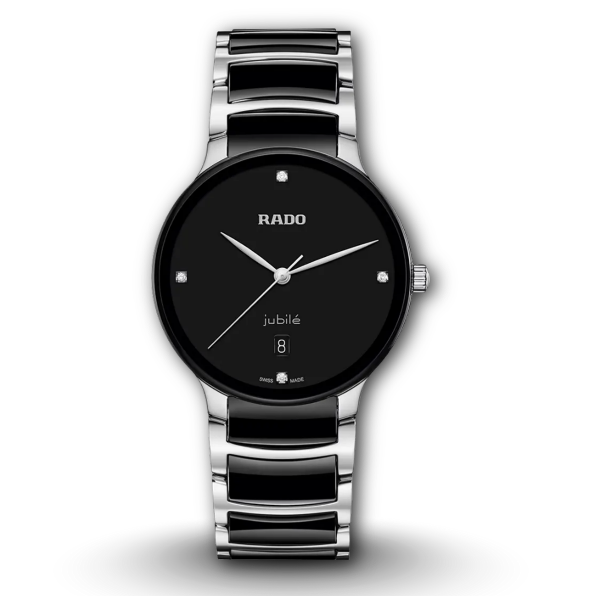 Rado Centrix R30021712 Black Dial Diamonds Men's Watch