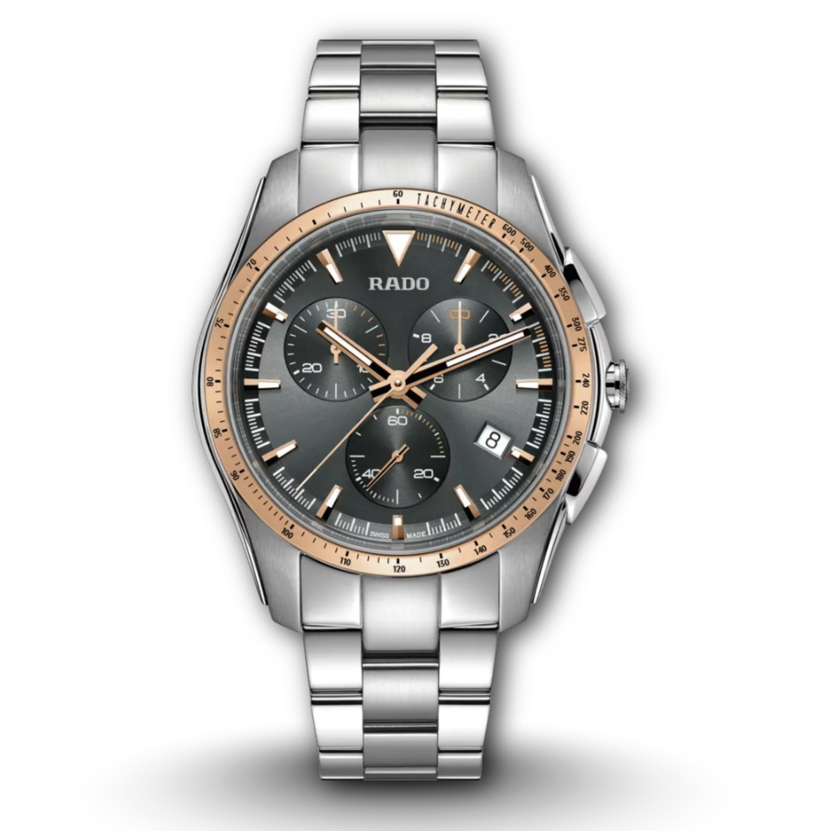 Rado HyperChrome R32259163 Grey Dial Metal Band Men's Watch