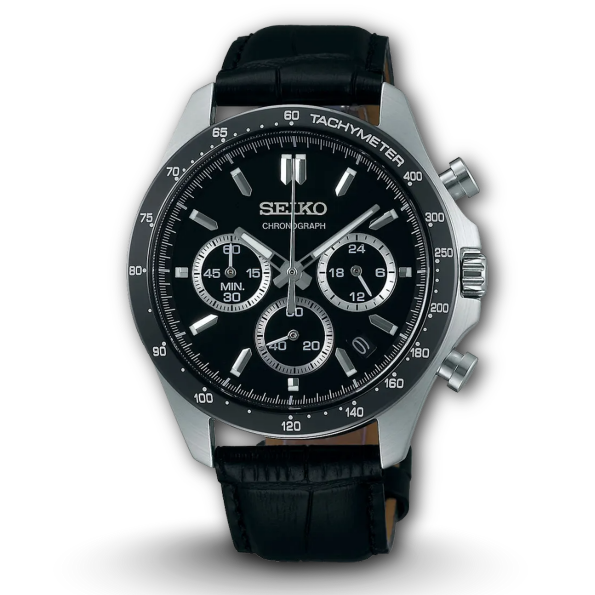 Seiko SBTR021 Leather Band Men's Watch