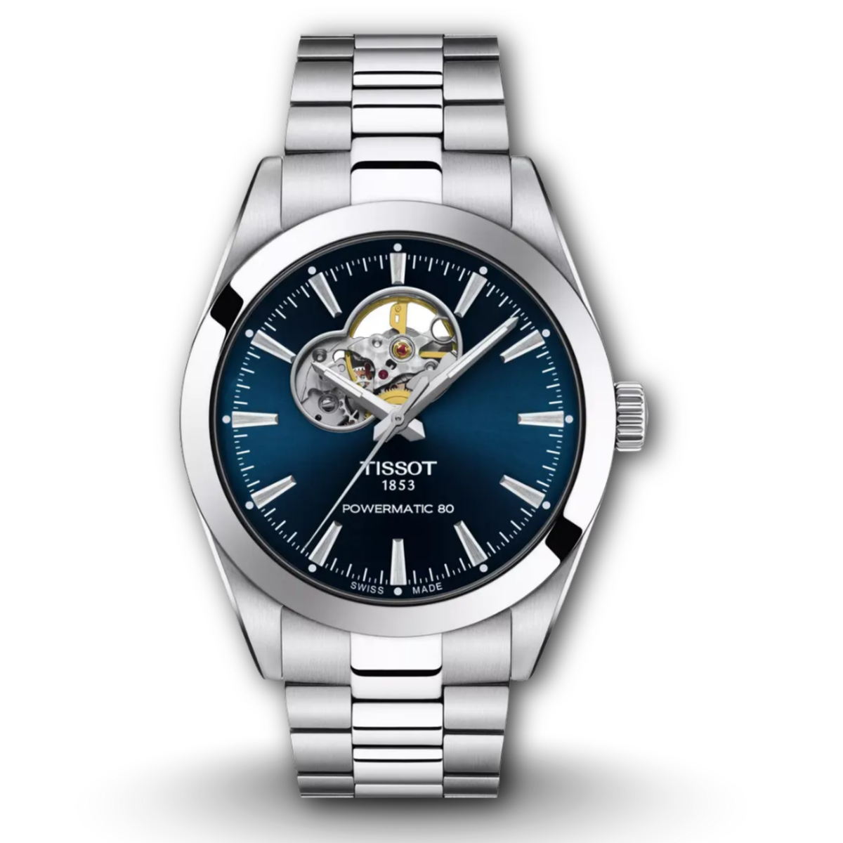 Tissot Gentleman Powermatic 80 Open Heart Men's Watch