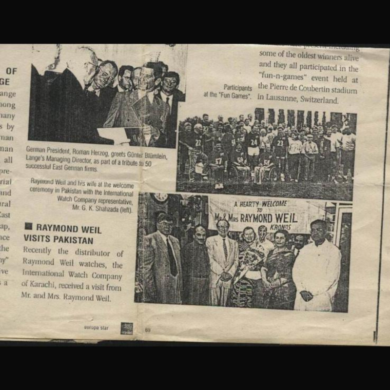 Raymond Weil visits Pakistan