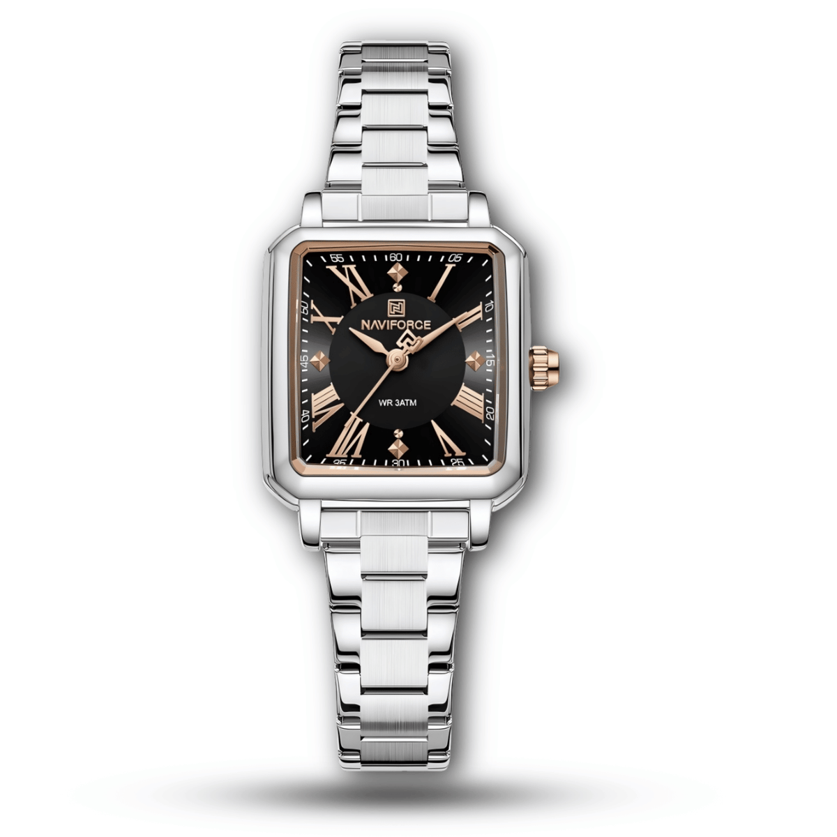 Naviforce NF5065 – Square Case Roman Numeral Women's Watch
