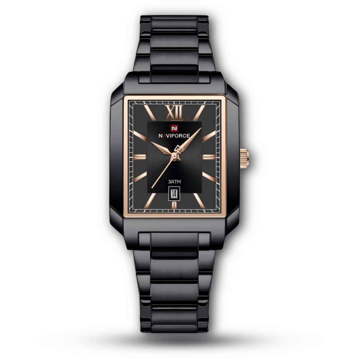 Naviforce NF9251 – Rectangular Case Roman Numeral Watch